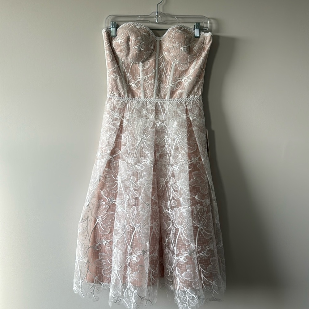 Nadine Merabi Olivia White dress
